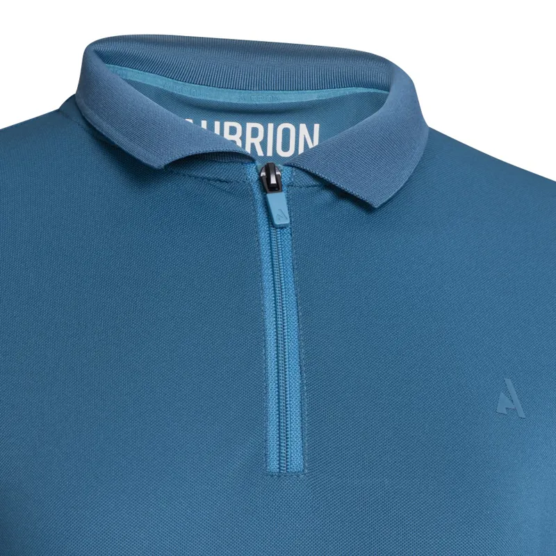 Aubrion React Young Rider Tech Polo Kingfisher-6