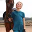 Aubrion React Young Rider Tech Polo Kingfisher