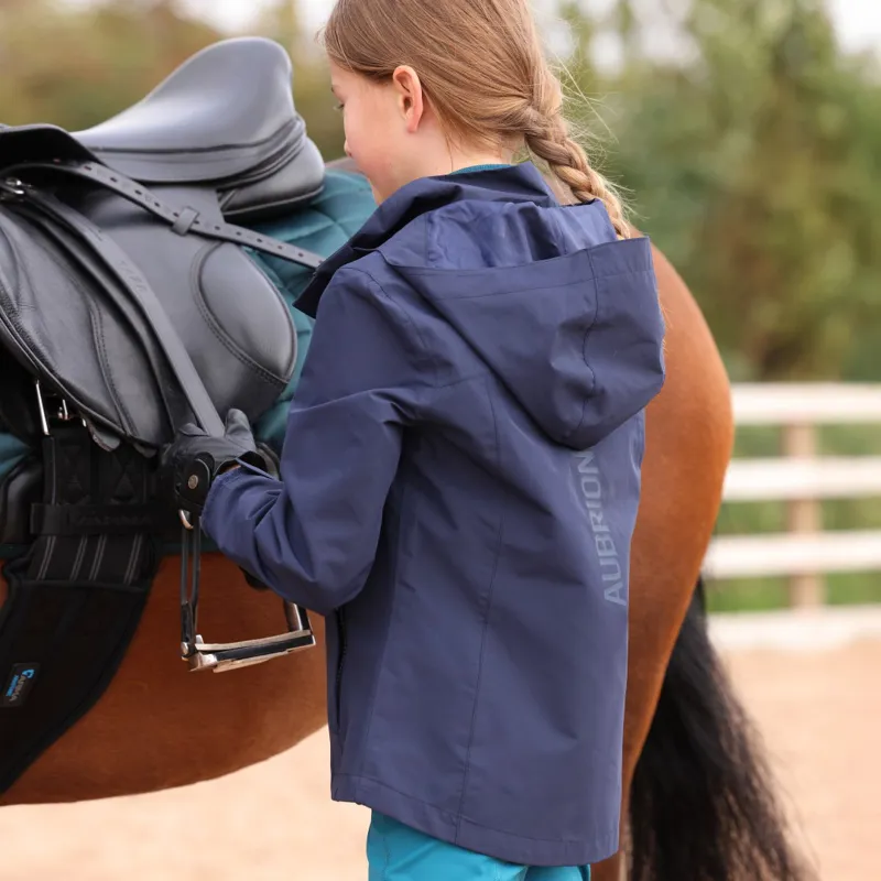 Aubrion React Young Rider Waterproof Jacket Midnight-2