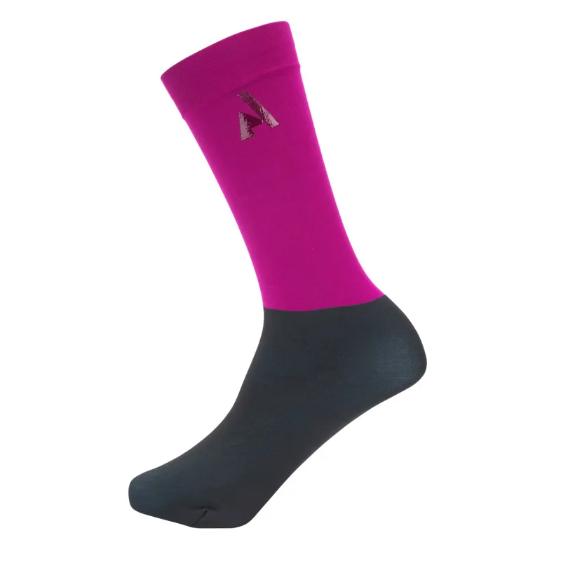 Shires Aubrion React Young Rider Performance Socks Fuchsia