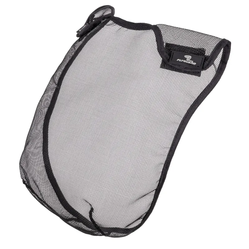 Shires FlyGuard Pro Grackle Bridle Nose Net Black-2