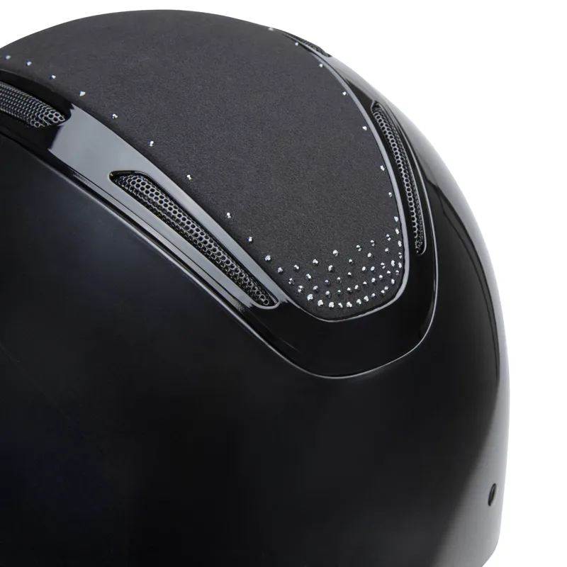 Shires Karben Amity SPKL Riding Hat Black-1