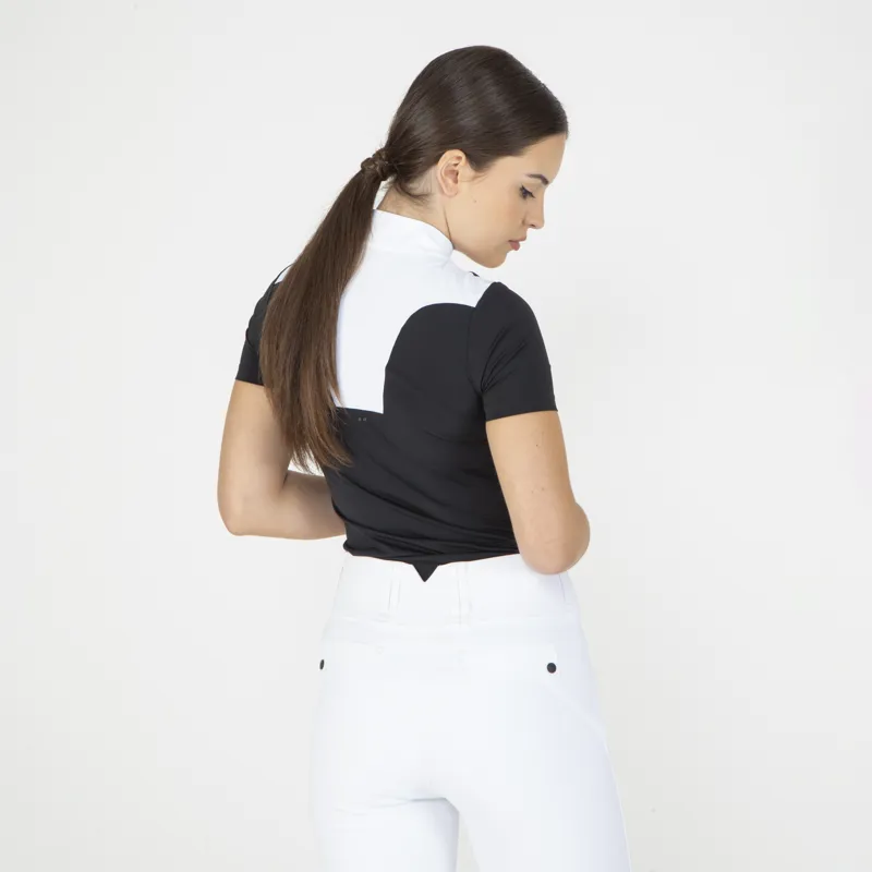 Shires Aubrion Ladies MX Show Shirt Black-3