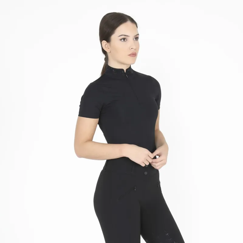 Aubrion Womens Optima GX Show Shirt Black-2