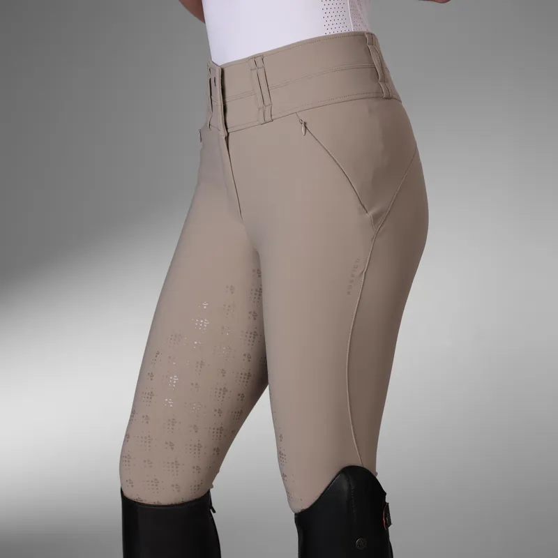 Aubrion Optima Womens PX Breeches Beige-1
