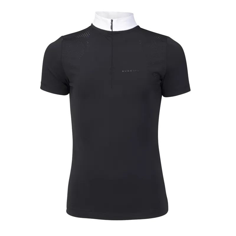Shires Aubrion Young Rider Optima QX Show Shirt Black-5