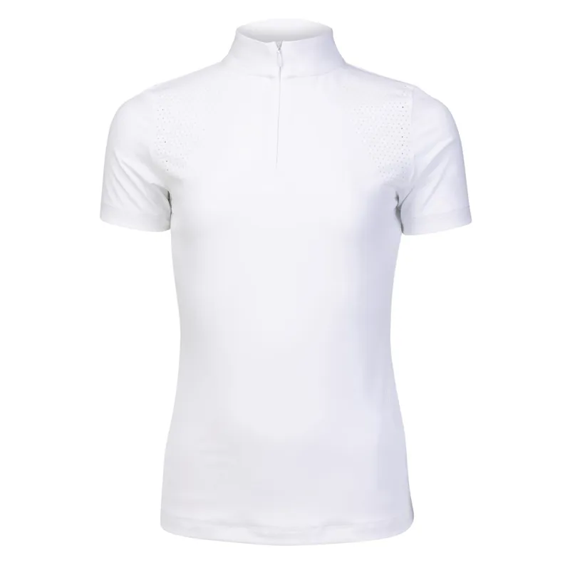 Shires Aubrion Young Rider Optima QX Show Shirt White-2