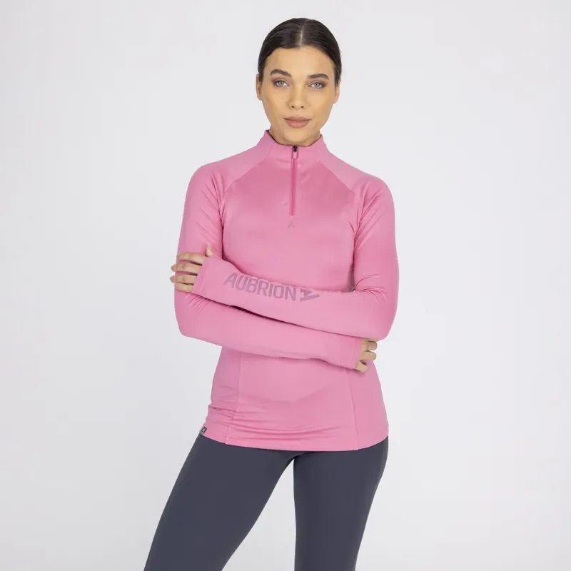 Aubrion React Winter Long Sleeve Base Layer Candy Floss