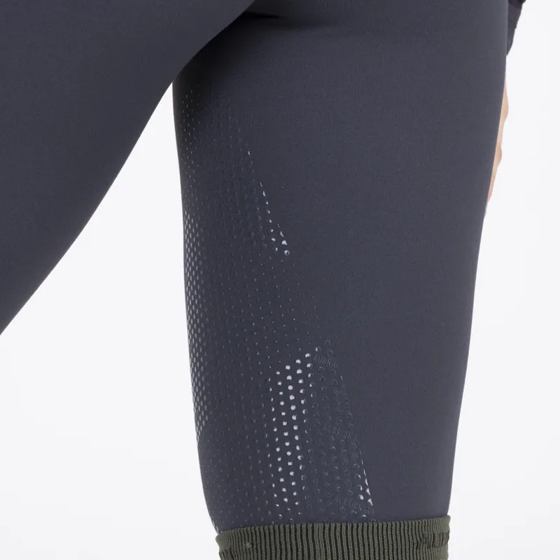 Aubrion React Winter Riding Tights Charcoal-1