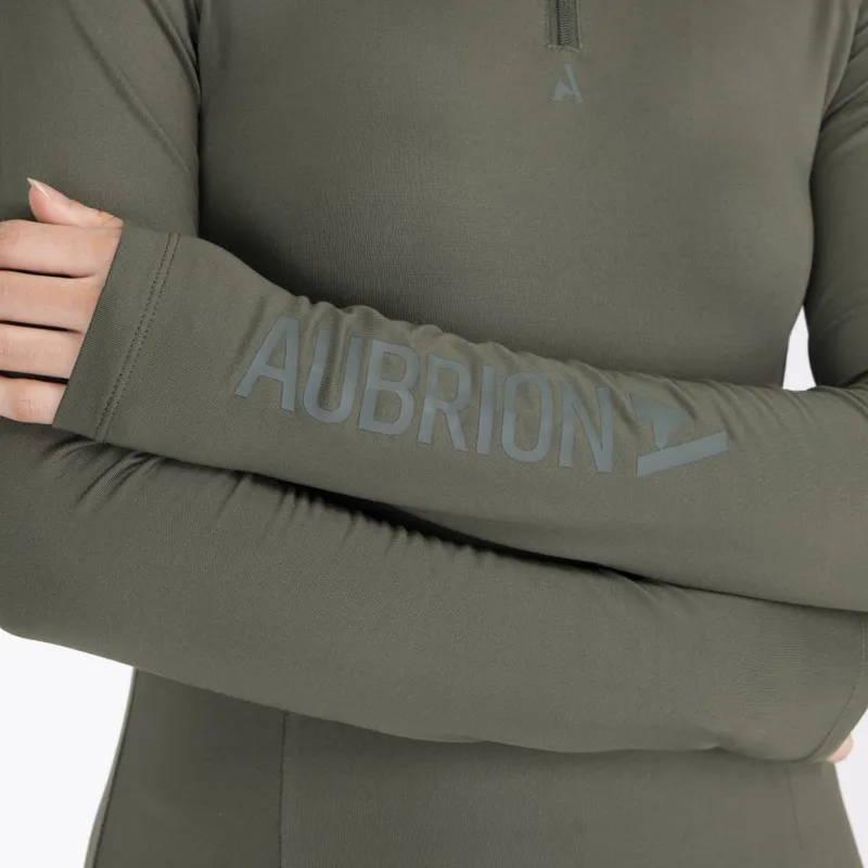 Aubrion React Winter Long Sleeve Base Layer Khaki-3