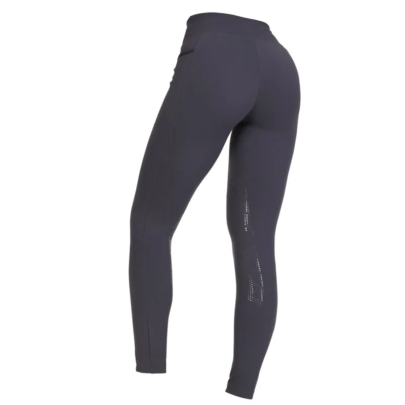 Aubrion React Winter Riding Tights Charcoal-4