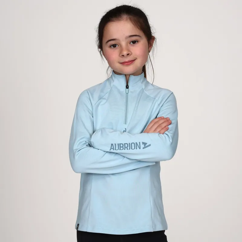 Aubrion React Winter Base Layer Young Rider Artic Ice