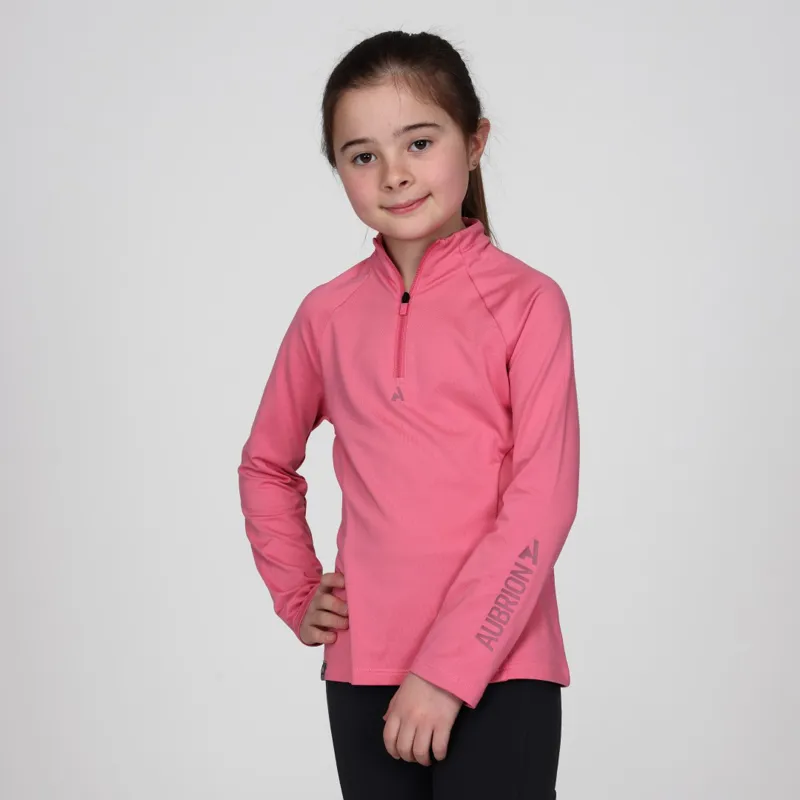 Aubrion React Winter Base Layer Young Rider Candy Floss