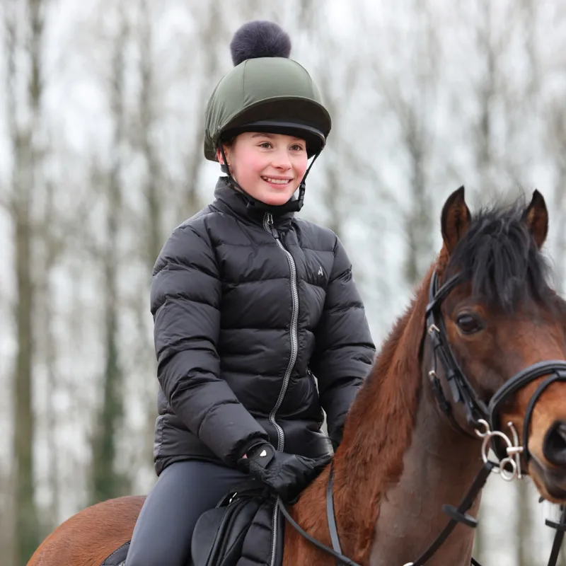 Aubrion React Insulated Jacket Young Rider Charcoal