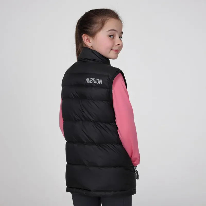 Aubrion React Insulated Gilet Young Rider Charcoal-1