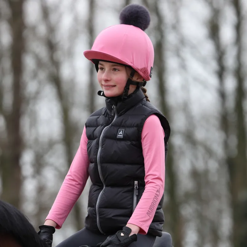 Aubrion React Insulated Gilet Young Rider Charcoal