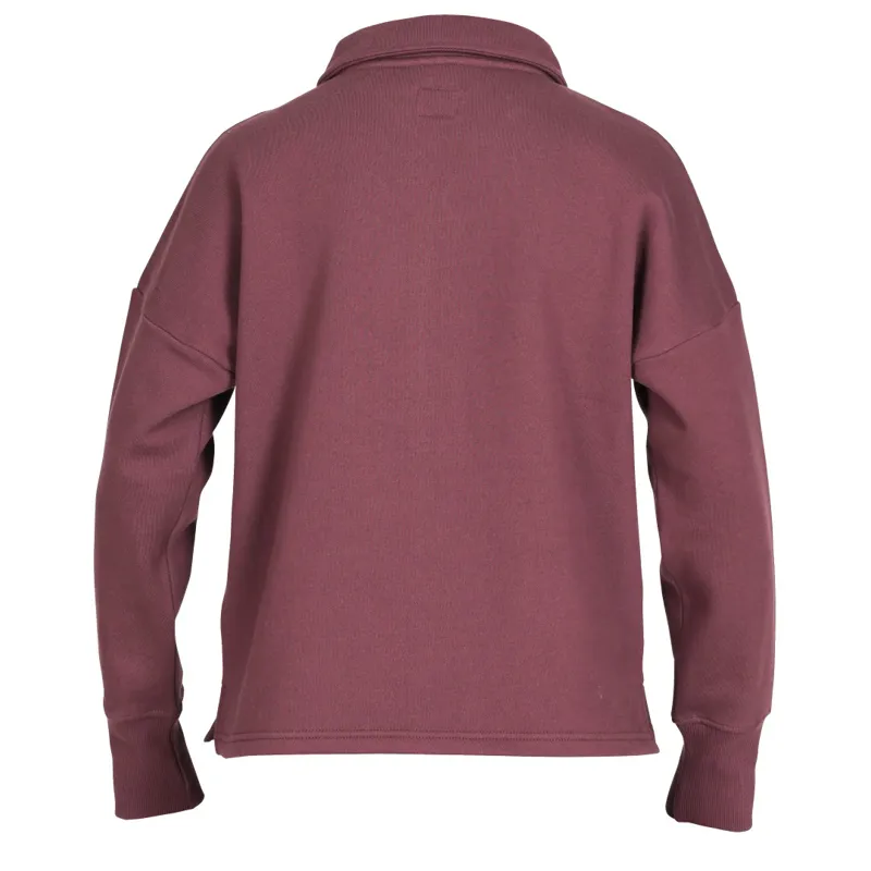 Aubrion Equestrian Quarter Zip Sweater Thistle-9