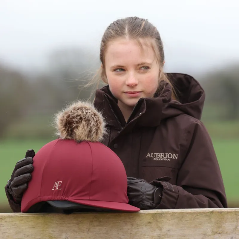Aubrion Equestrian Hat Silk Port-4
