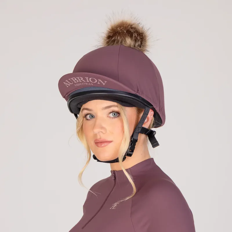 Aubrion Equestrian Hat Silk Thistle