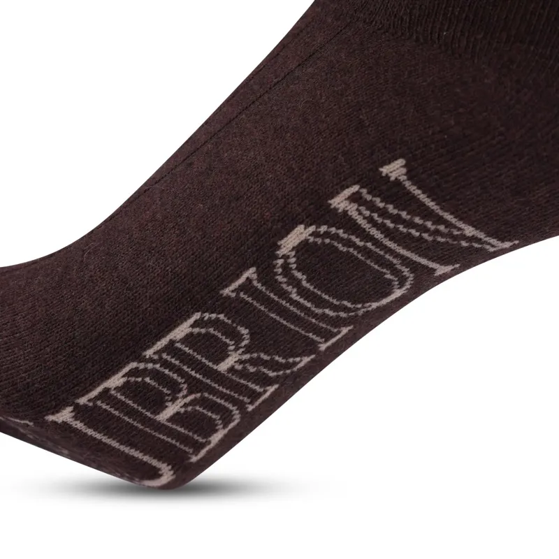 Aubrion Equestrian Knit Boot Socks Espresso-2