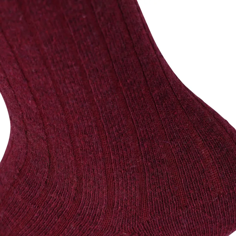 Aubrion Equestrian Knit Boot Socks Port-2