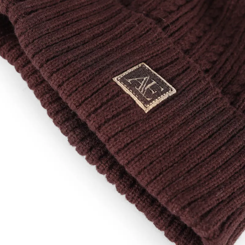 Aubrion Equestrian Knit Hat Espresso-2