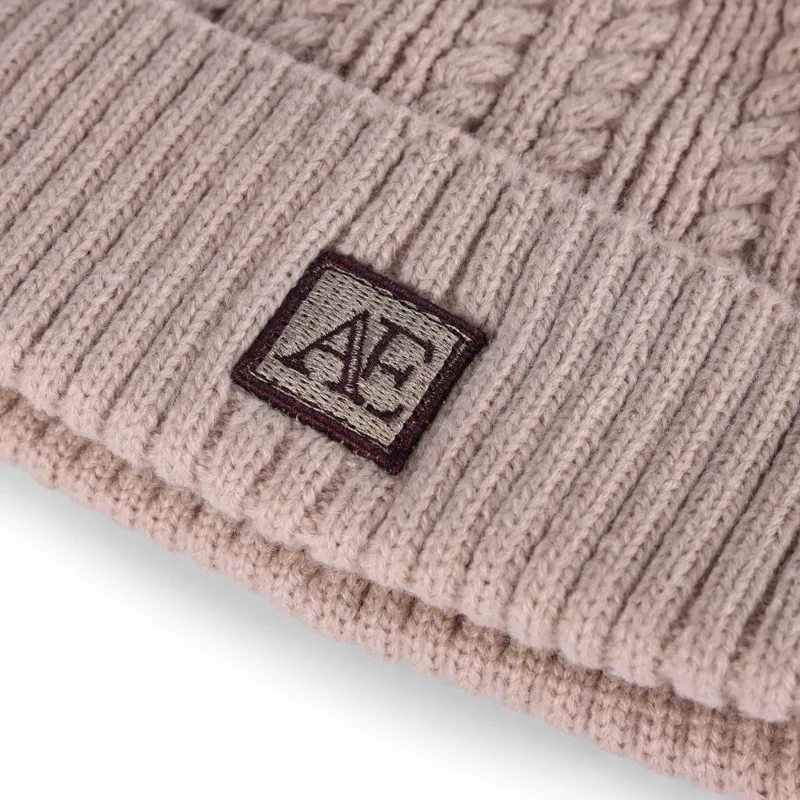 Aubrion Equestrian Knit Hat Oat-2