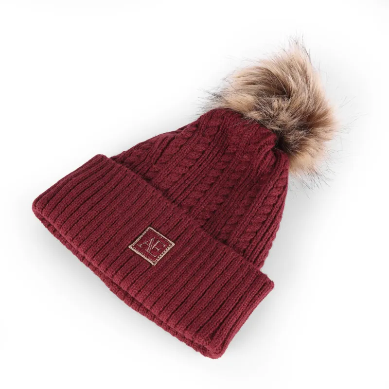 Aubrion Equestrian Knit Hat Port-1