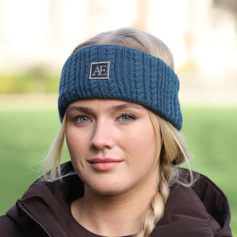 Aubrion Equestrian Headband Estate Blue