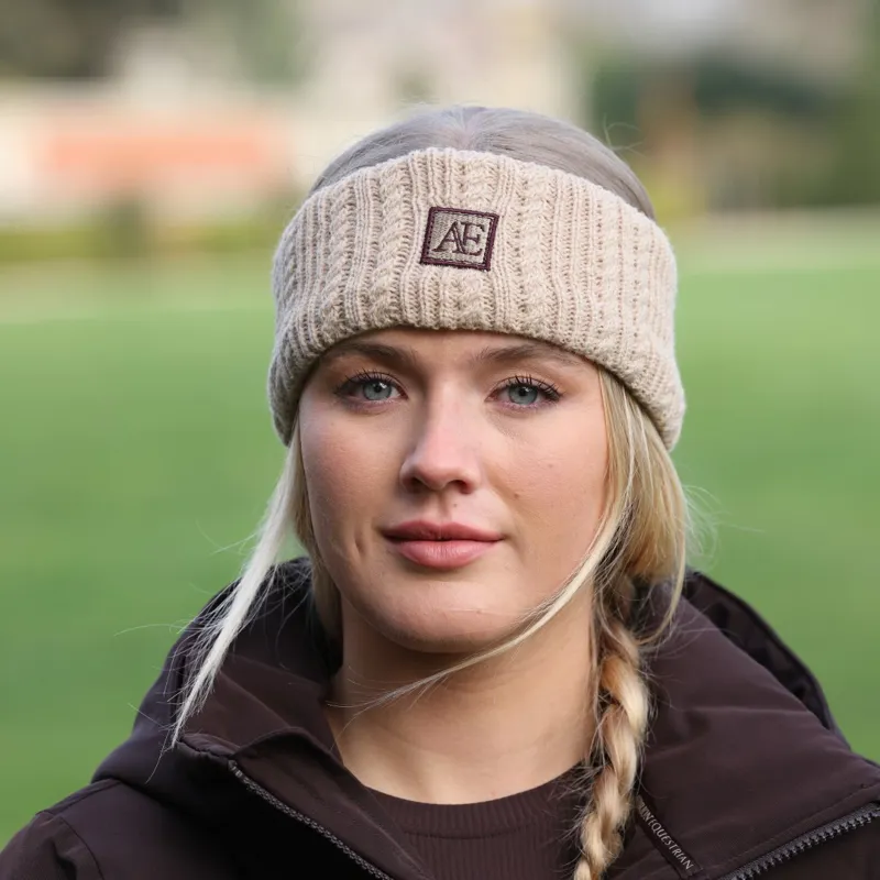 Aubrion Equestrian Headband Oat