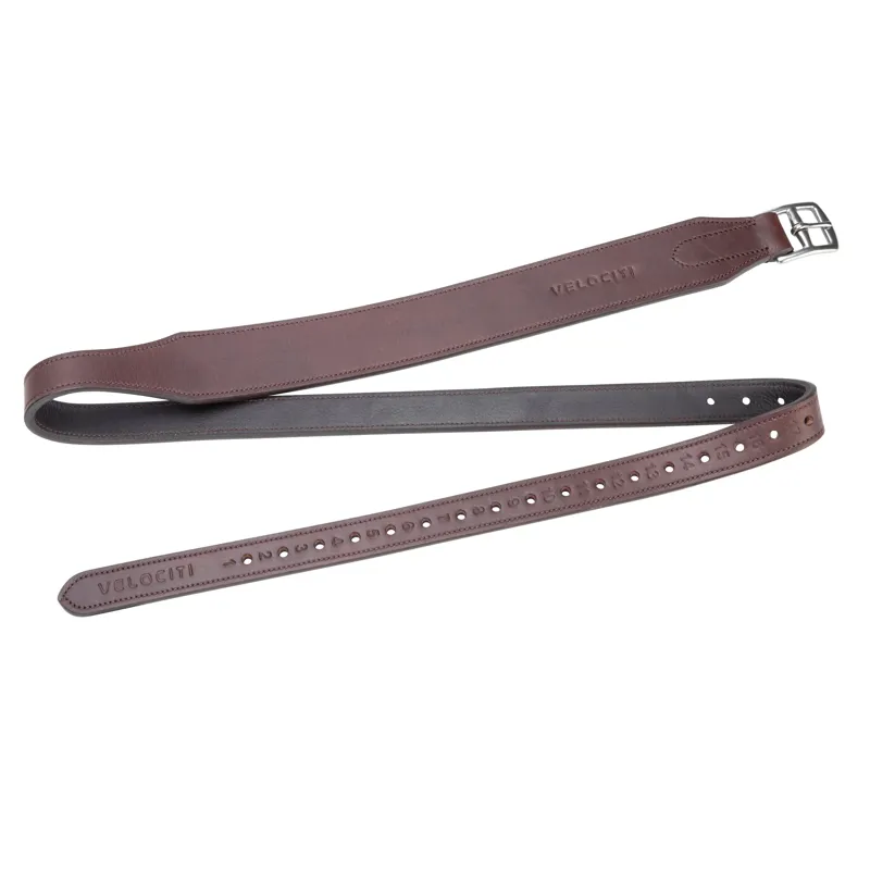 Shires Velociti RAPIDA Wide Stirrup Leathers Brown
