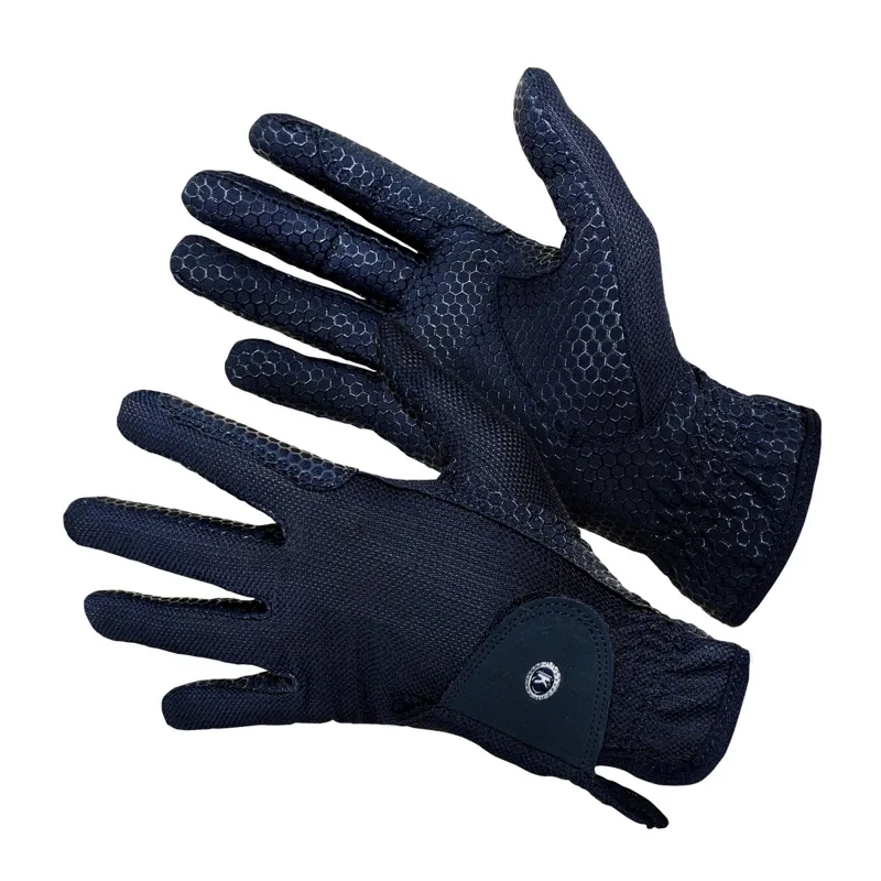 KM Silicone Grip Gloves Black