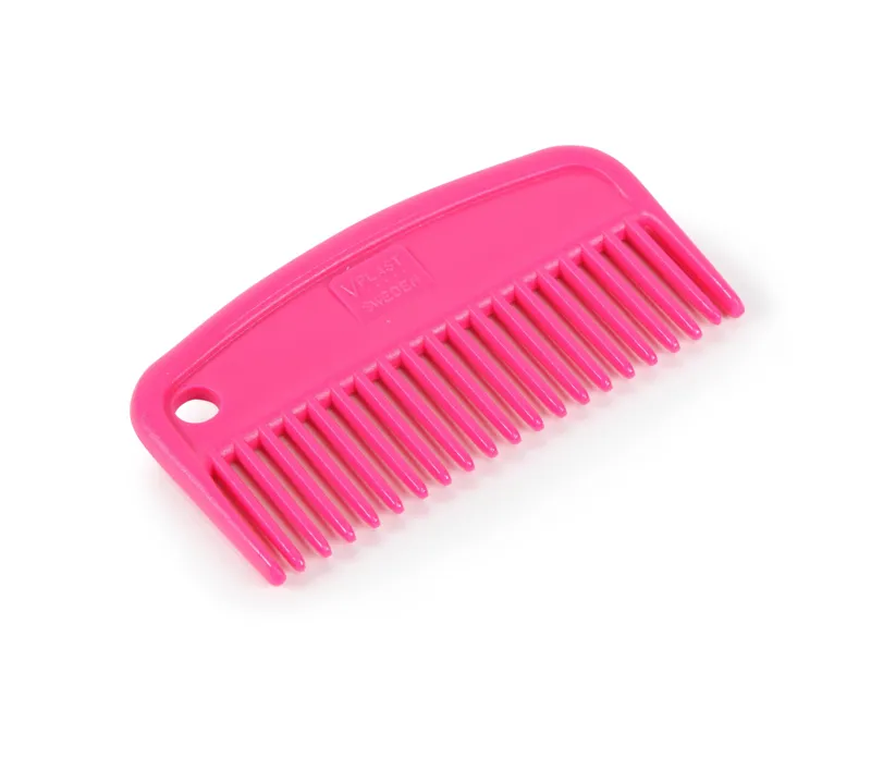 Plastic Mane Comb Pink