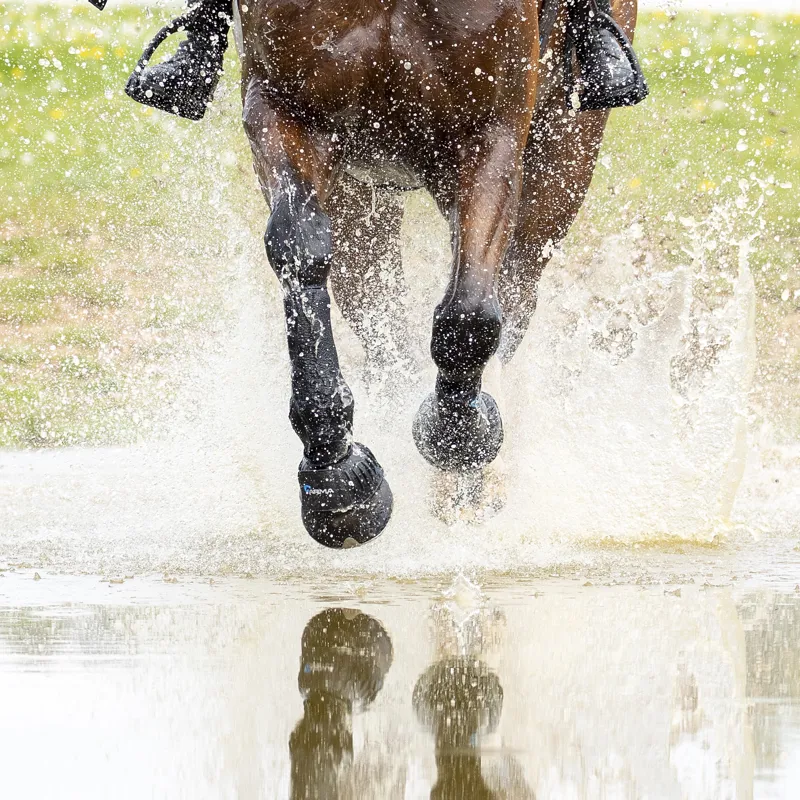 Shires ARMA Touch Close Over Reach Boot Black