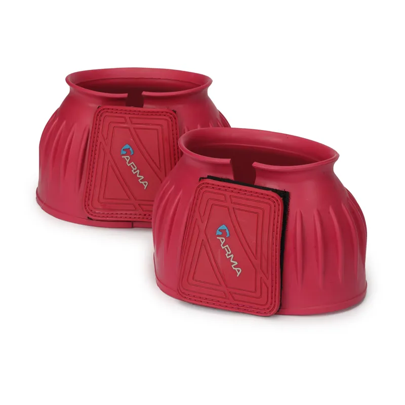 Shires Arma Touch Close Over Reach Boots Pink-2