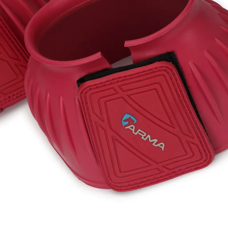 Shires Arma Touch Close Over Reach Boots Pink-1