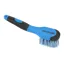 Shires Ezi-Groom Grip Bucket Brush Bright Blue