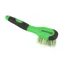 Shires Ezi-Groom Grip Bucket Brush Lime Green