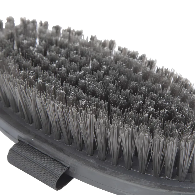 Shires Ezi-Groom Grip Body Brush Small Black-1