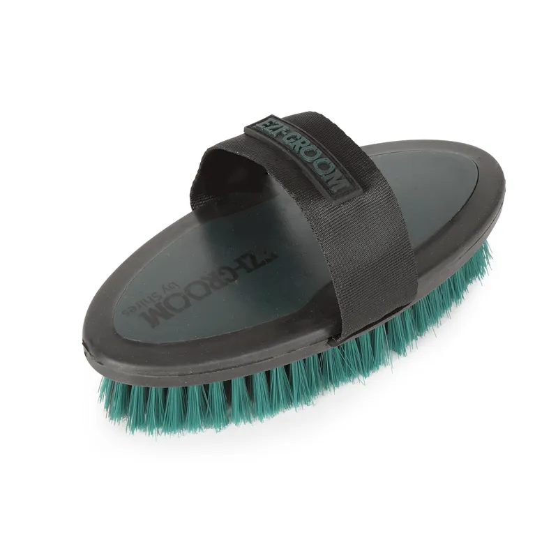Shires Ezi-Groom Grip Body Brush Small Forest