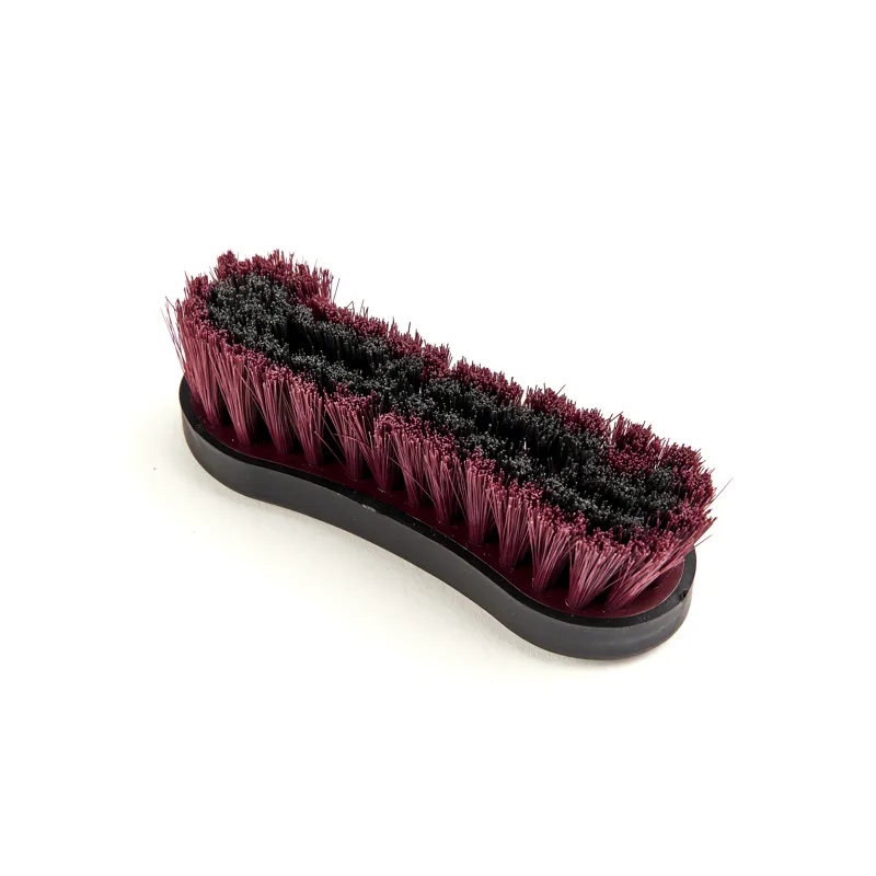 Shires Ezi-Groom Grip Face Brush Burgundy-1