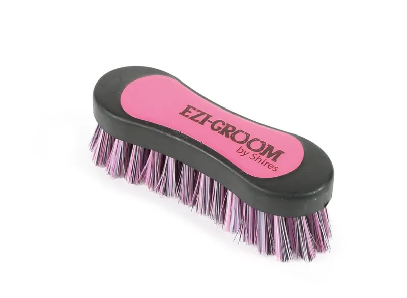 Shires Ezi-Groom Grip Hoof Brush Bright Pink