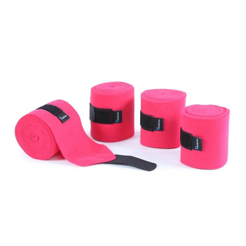Shires Arma Fleece Bandages Pink