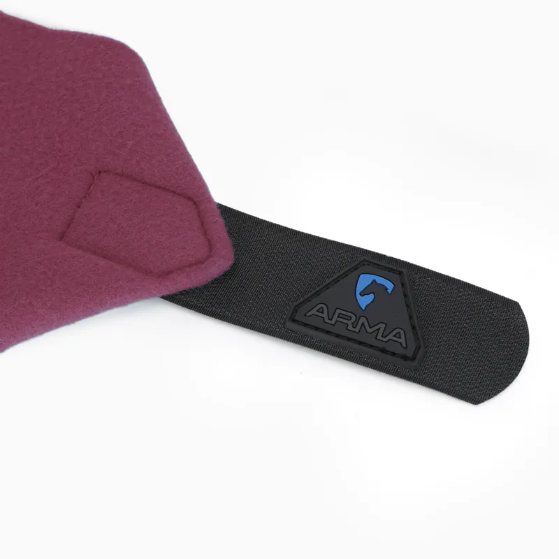 Shires Arma Fleece Bandages Black Cherry-4