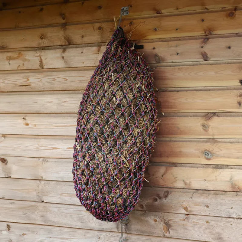 Hy Equestrian Slow Flow Ultra Haynet Green/Navy-1