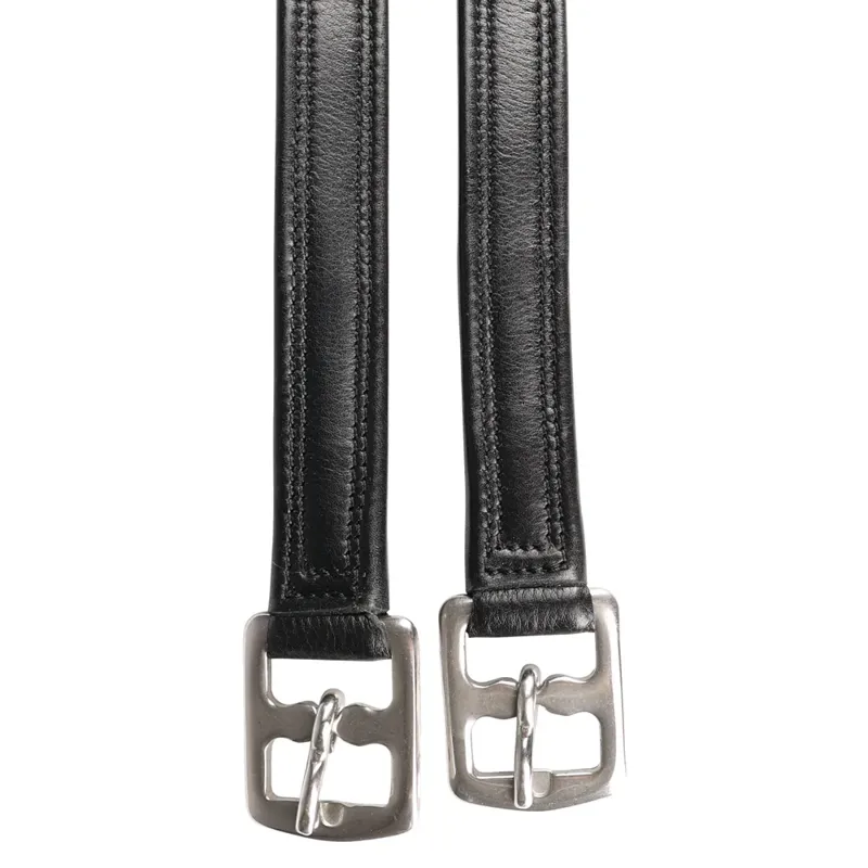 Hy Equestrian Super Soft Stirrup Leathers Black