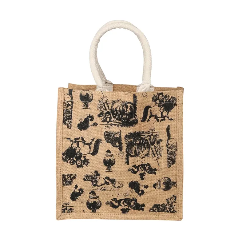 Hy Thelwell Collection Square Hessian Bag - Thelwell Favourites