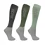Hy Equestrian Hyconic Socks Pack of 3 Green Adult 4-8