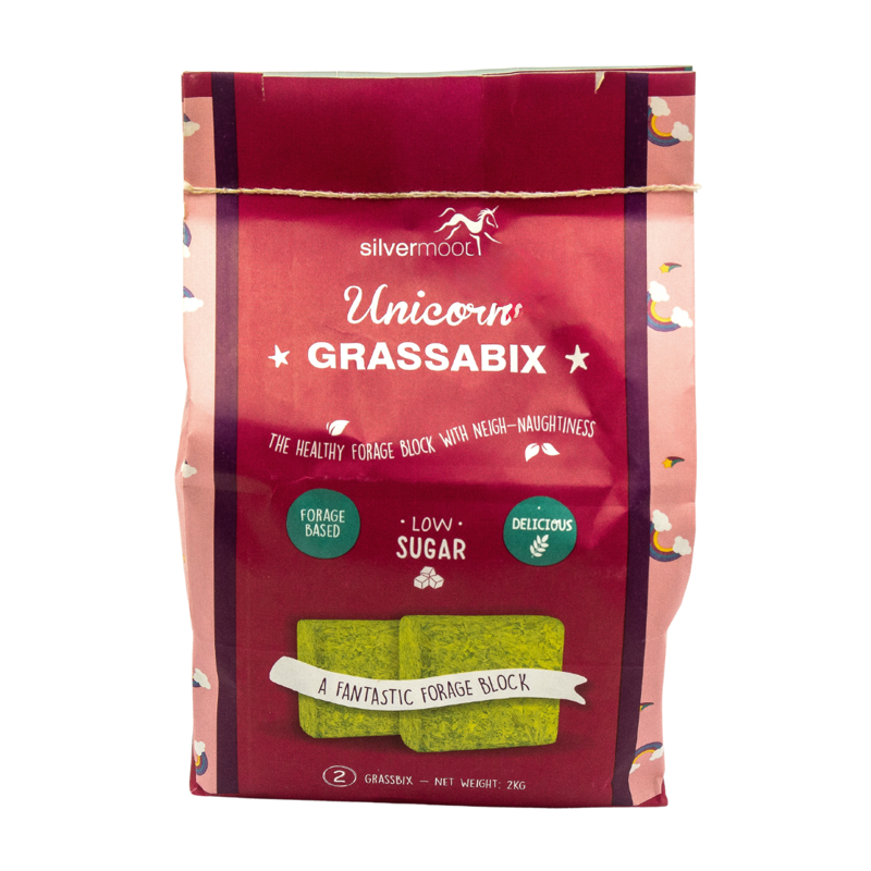 Silvermoore Grassabix Magical Minty Unicorn Dual Pack 2 x 1kg