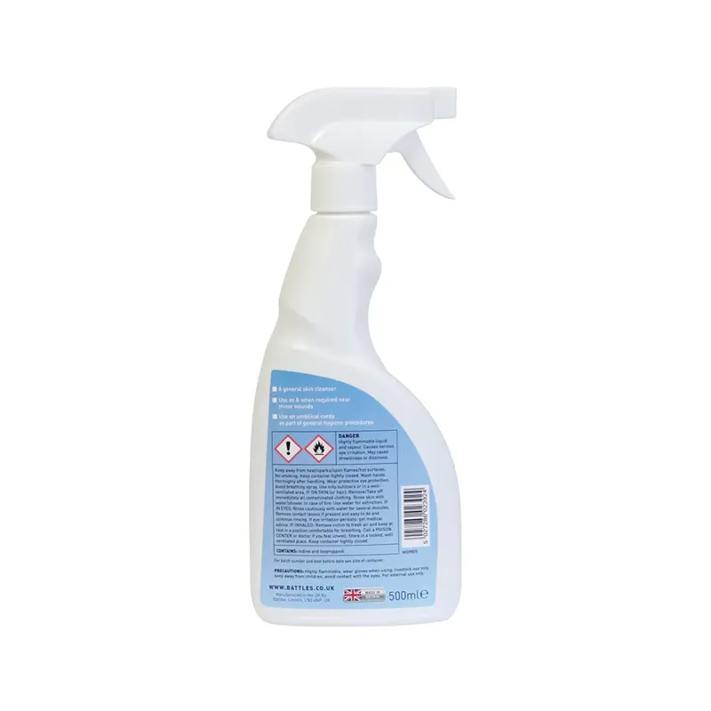 Battles 7% Strong Iodine Spray 500ml-1